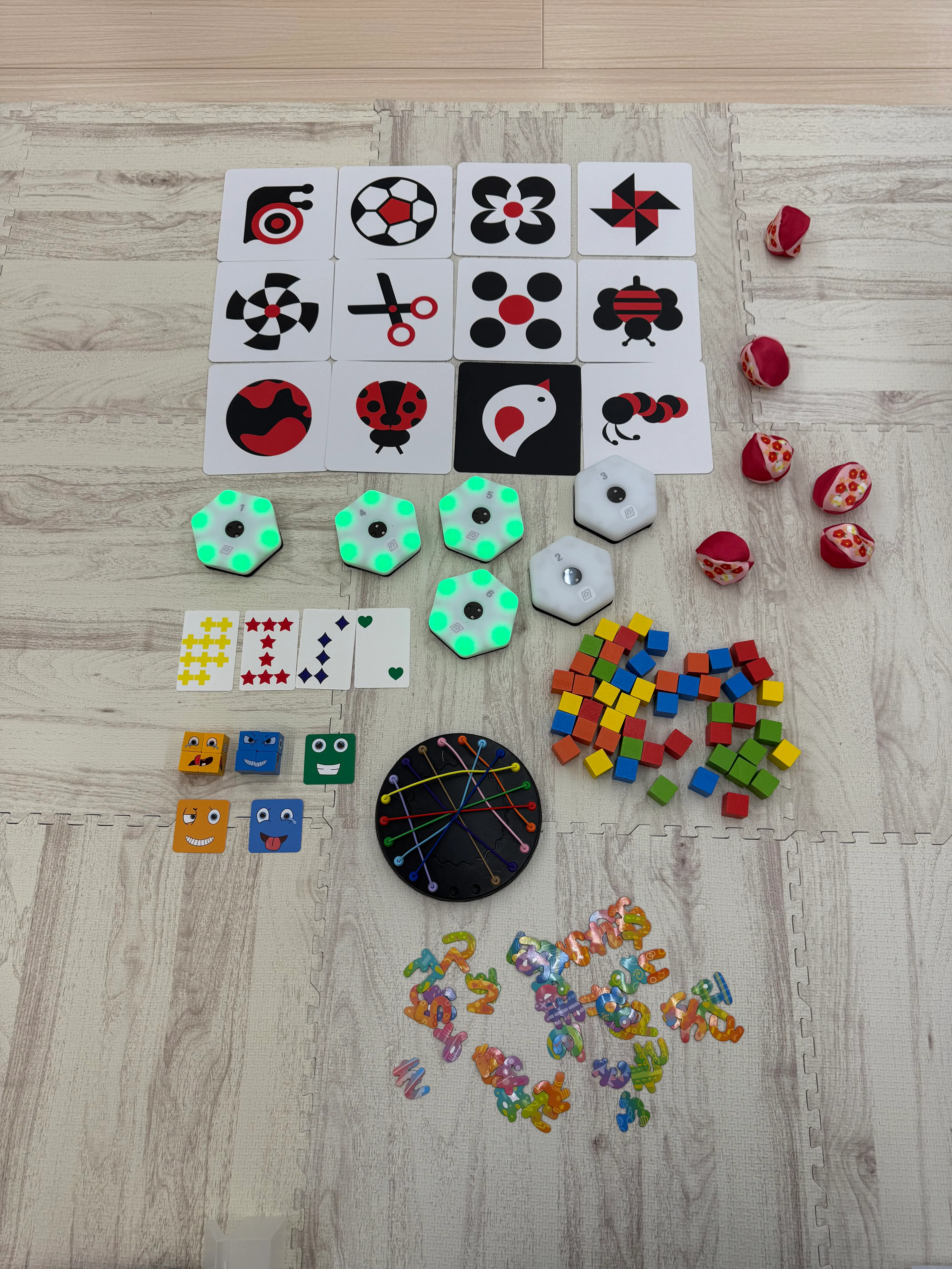 ”メンタルビジョントレーニングで使う道具の一部”